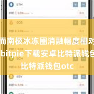 而南极冰冻圈消融幅度相对较小bitpie下载安卓比特派钱包otc